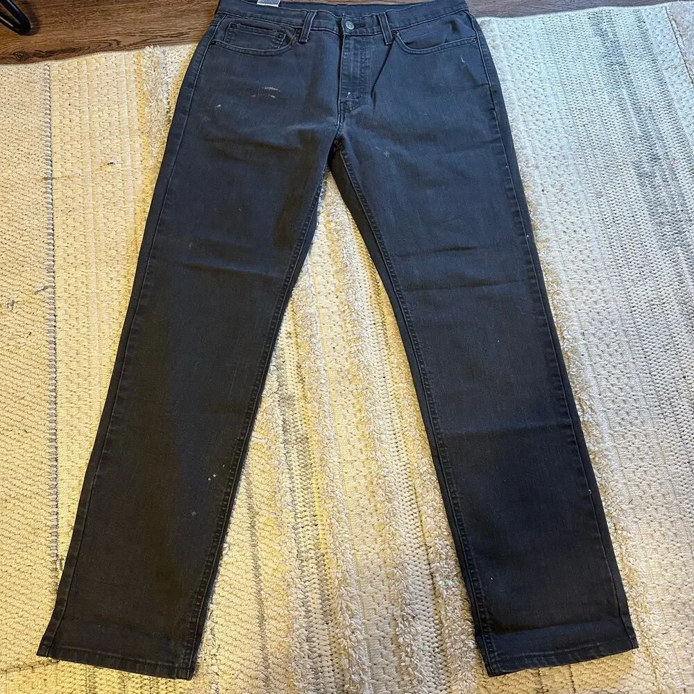 LEVI'S Men's 541 Athletic Taper Fit Jeans Size 34X34 In Black